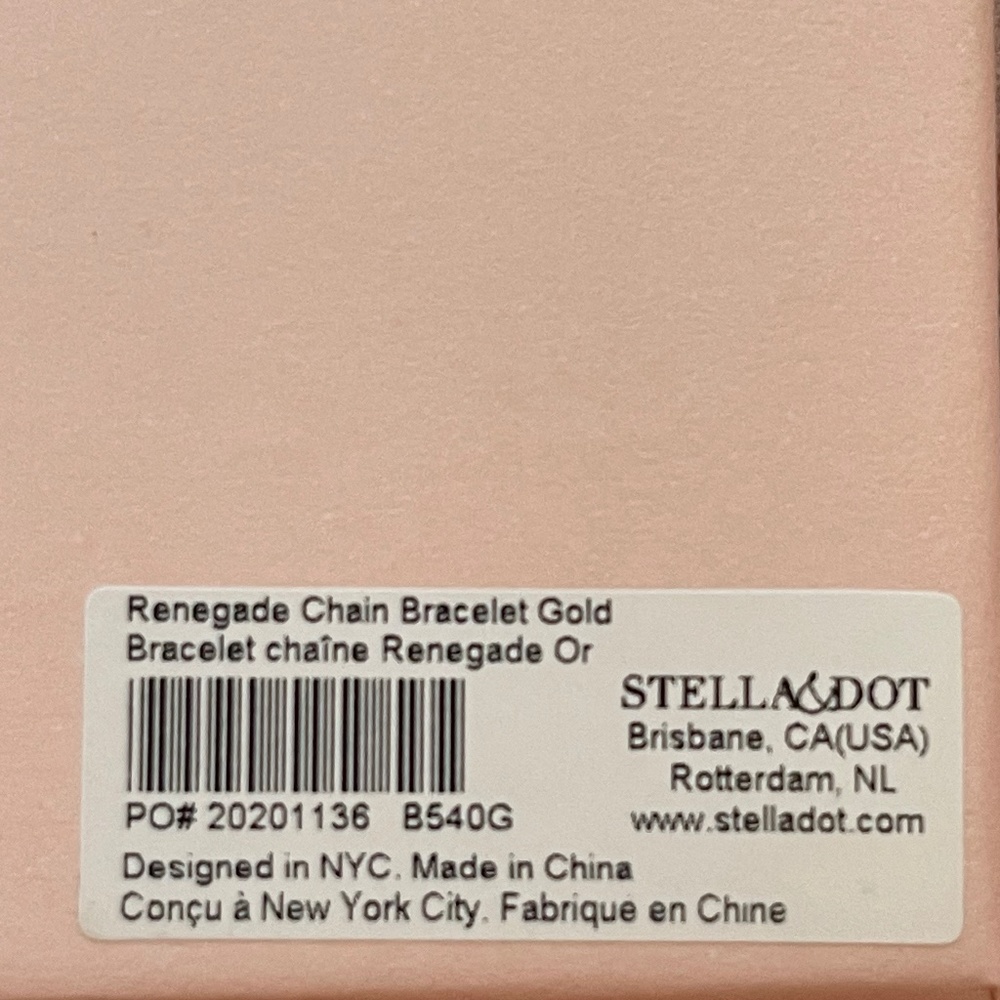 Stella and Dot chain Renegade Bracelet - Picture 2 of 3